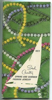 Vtg 1972 Spring Summer Sarah Coventry Jewelry Collection Catalog Dealer Costume