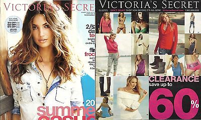 Lot of 2 Victoria's Secret Catalog 2010 Lily Aldridge Doutzen Kroes Swanepoel