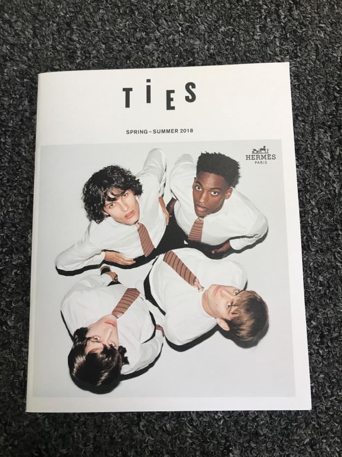 HERMES TIES SPRING SUMMER 2018 MAGAZINE CATALOG NEW