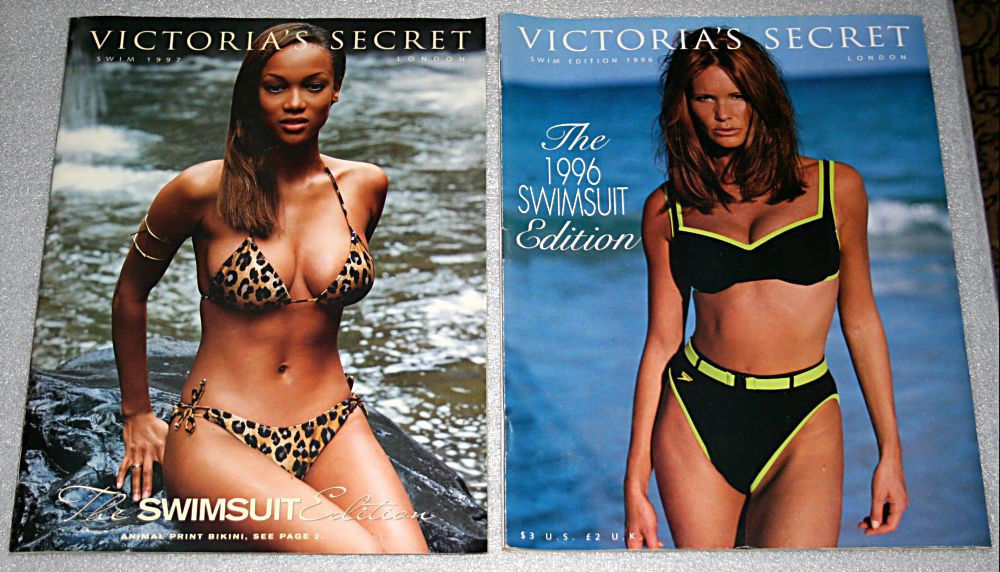 Victoria's Secret Catalog,2 Pack. 1996 Swimsuit,1997 Swimsuit
