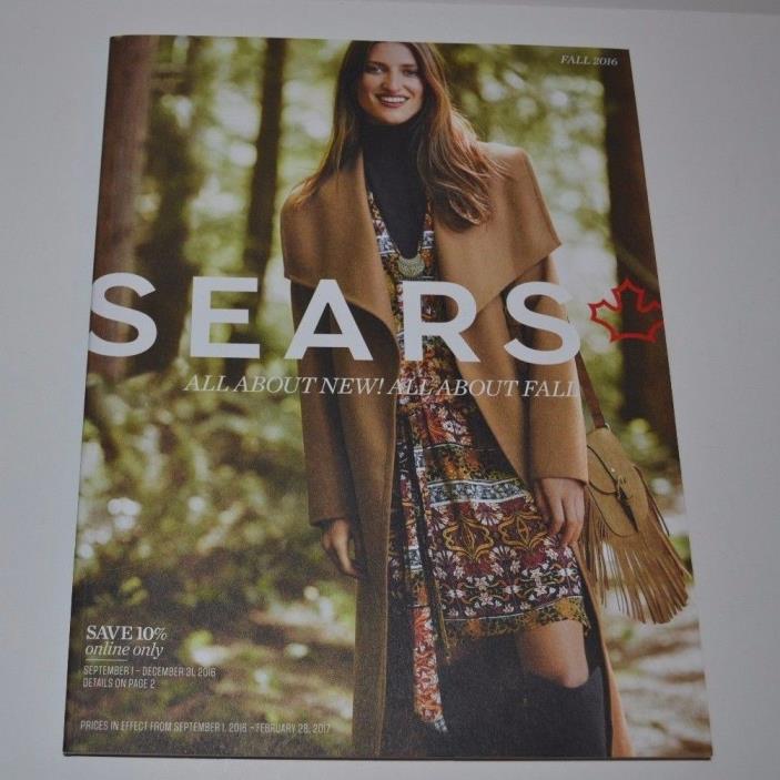 SEARS CATALOG FALL 2016 WITH COUPONS NEW