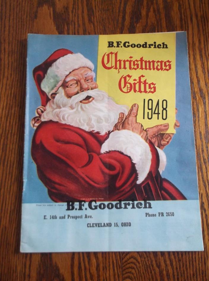 1948 BF GOODRICH XMAS CATALOG TOYS TRAINS RADIOS SCHWINN BICYCLES