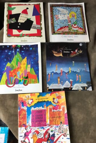 5 VINTAGE NEIMAN MARCUS CHRISTMAS CATALOGS 1987,1988,1990,1991, 1992