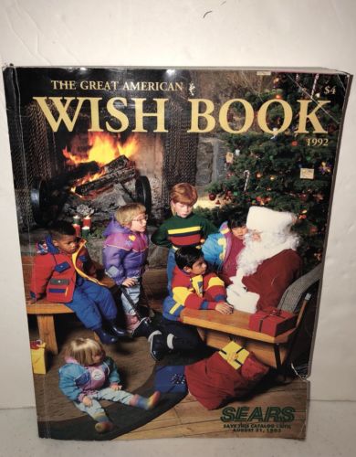 VTG 1992 Sears The Great American Wish Book Christmas Catalog Nintendo Barbie