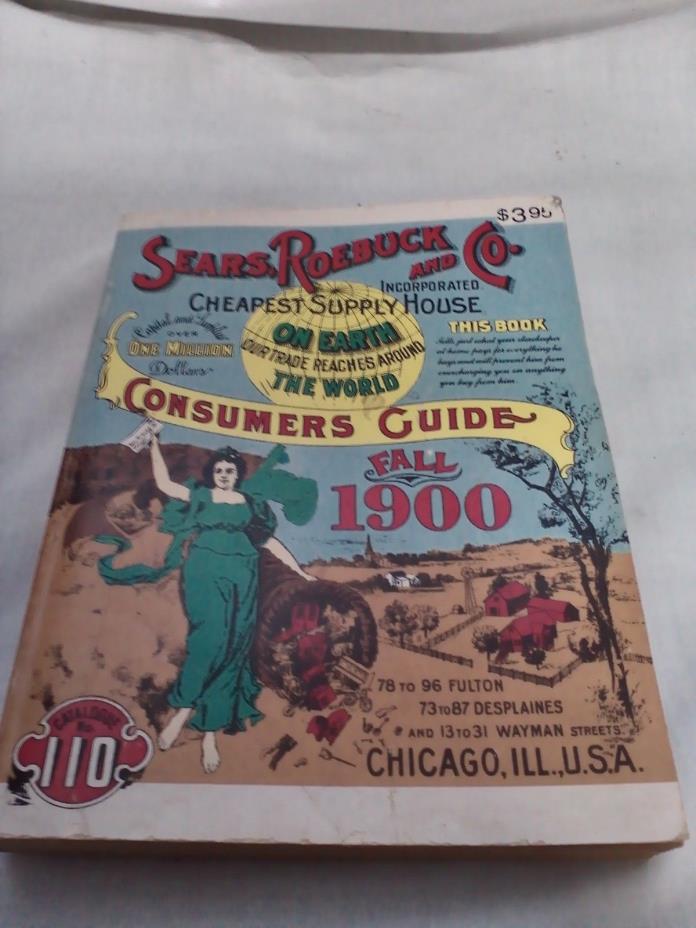 1970mini reproduction of 1900 SEARS, ROEBUCK AND CO. catalogue
