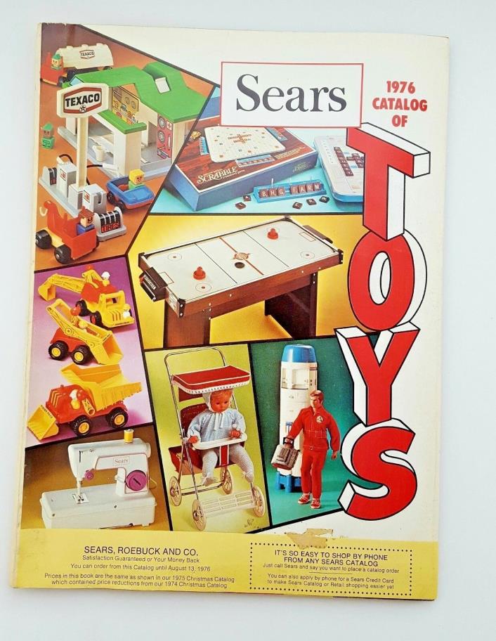 Sears 1976 Christmas Catalog of Toys. Disney Barbie,Lionel, GI Joe, Star Trek, L