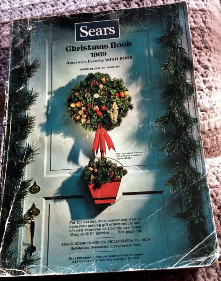 Original Authentic Sears Christmas Wishbook 1969 year