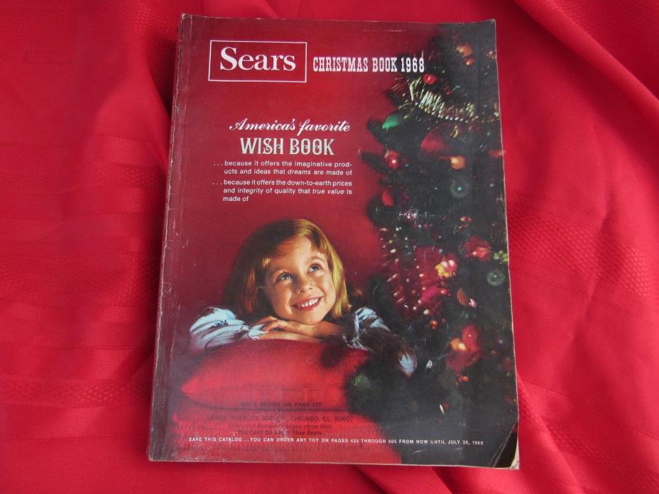 1968 Sears Wish Book Christmas Catalog-Toys,Electronics,Bikes