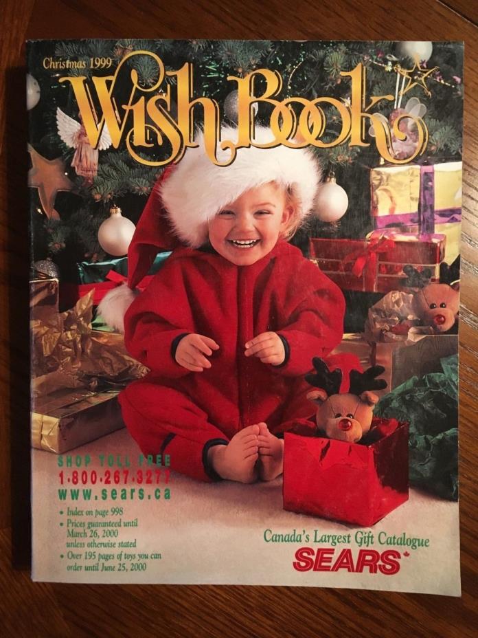 1999 Sears Christmas Wish Book Catalogue Canada