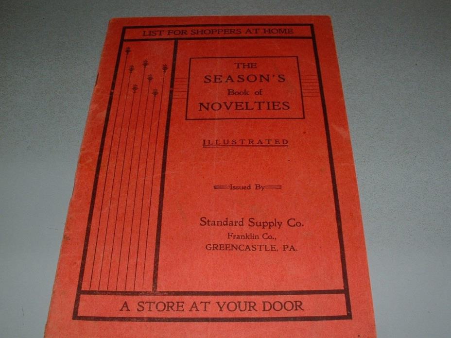 1900 GREENCASTLE, PA - Standard Supply Co. Catalog, Home, Medical, Novelties,