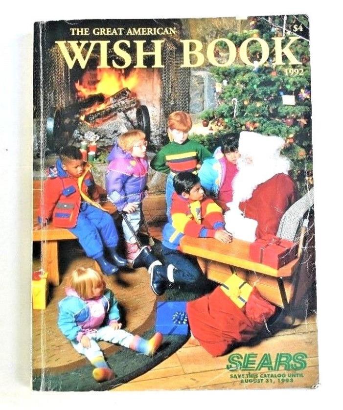 SEARS CATALOG WISH BOOK 1992 Vintage Sears Roebuck Department Store Collectible