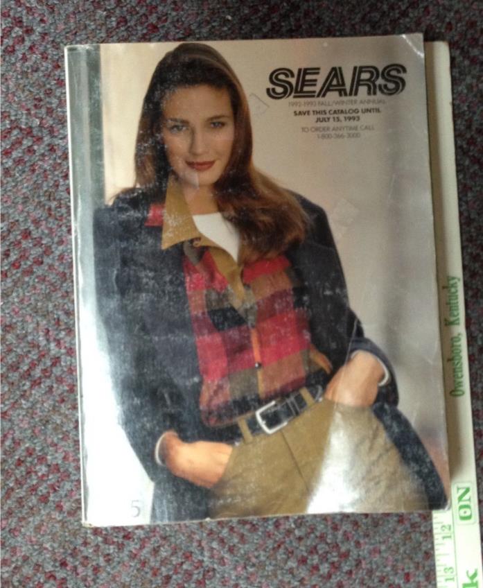 Vintage 1992-1993 Sears Fall/Winter Annual Catalog