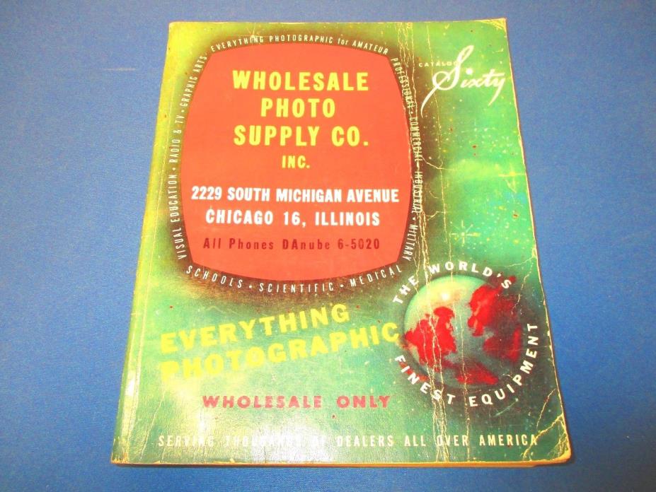 1960 Wholesale Photo Supply Co Catalog 504 pages.