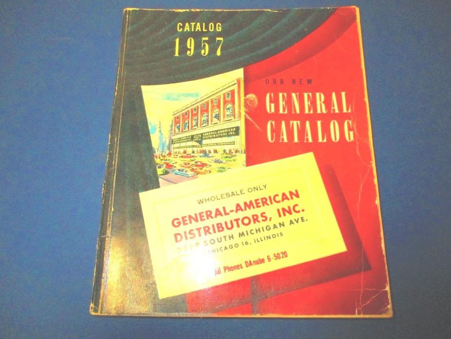 1957 General American Distributors Inc. Wholesalers Catalog