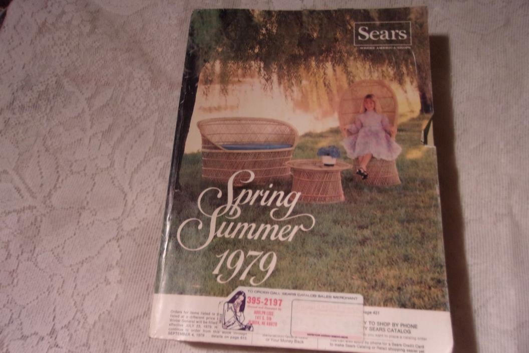VINTAGE 1979 SEARS SPRING SUMMER CATALOG RETRO SHOPPING TOYS, TOOLS CLOTHES