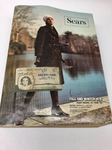 Sears Vintage Catalog 1970 Fall Winter Catalog