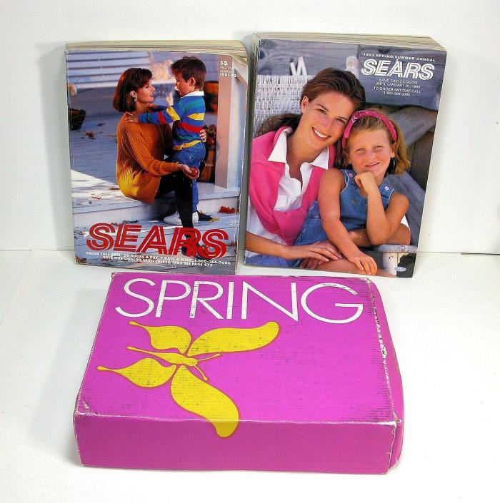 1991/92 Fall/Winter & 1993 Sears Spring/Summer Catalogs