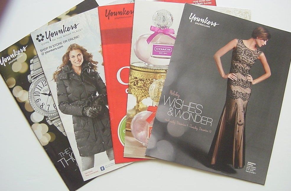 5 Younkers Dept Store Christmas / Holiday Sales Catalogs.