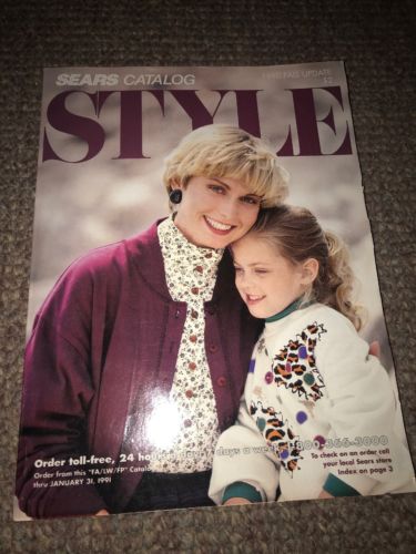 1990 Sears Style Catalog Fall Update Rare