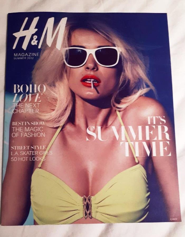 H&M MAGAZINE STORE CATALOG SUMMER 2012 - IT'S SUMMER TIME