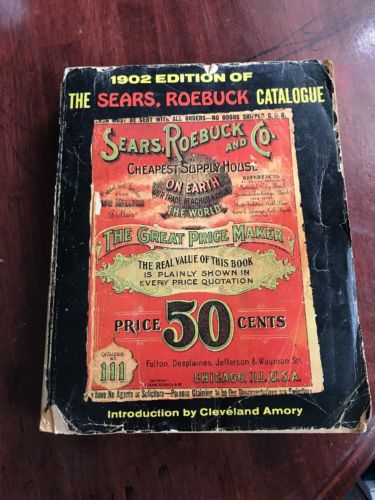 Sears Roebuck Catalogue 1969 Reproduction of 1902 Edition Catalog Replica Vtg