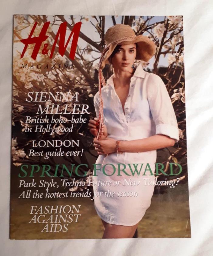 H&M MAGAZINE STORE CATALOG SPRING 2008 - SIENNA MILLER BEST GUIDE EVER