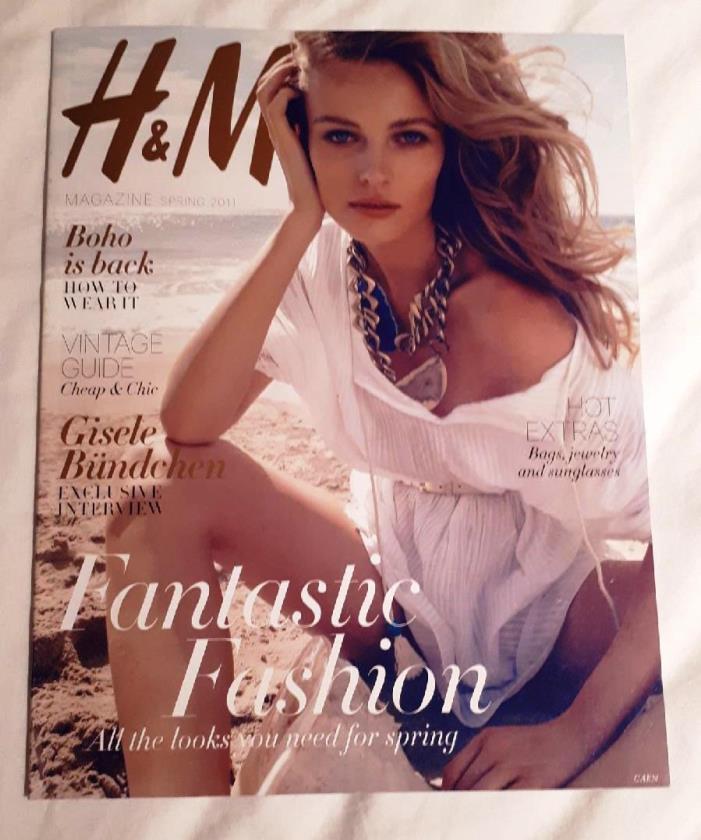 H&M MAGAZINE STORE CATALOG SPRING 2011 - BOHO IS BACK, FANTASTIC FASHION