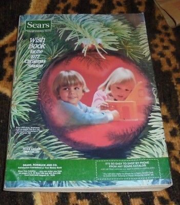 Vintage 1977 Sears Roebuck & Company Christmas Wishbook Catalog with WRAPPER