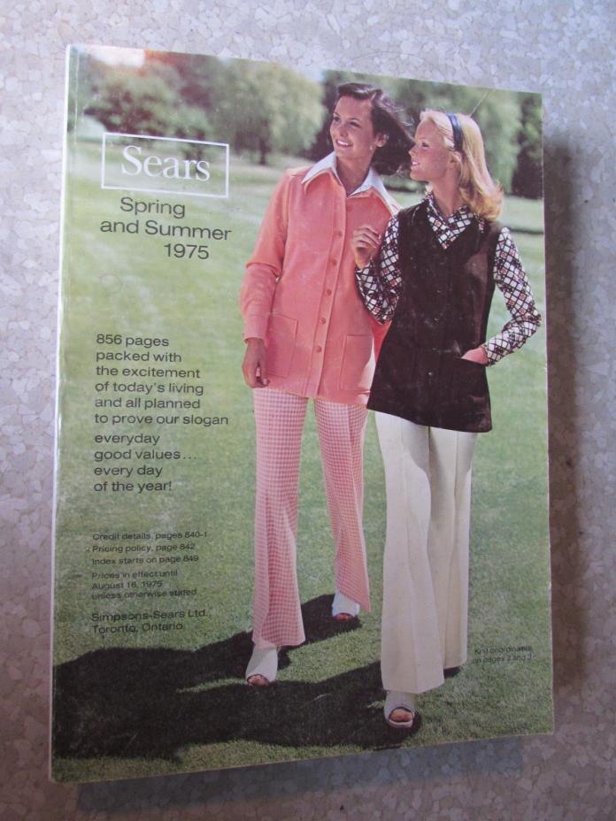 Simpson Sears 1975 Spring & Summer Catalog Sears Canada