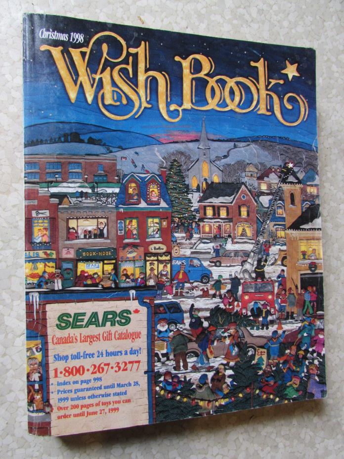 Simpson Sears 1998 Wish Book Christmas Catalog Sears Canada