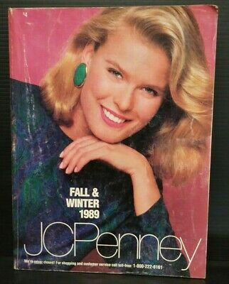 Vintage JC Penney 1989 Fall & Winter Catalog Fashion Electronics Home Decor