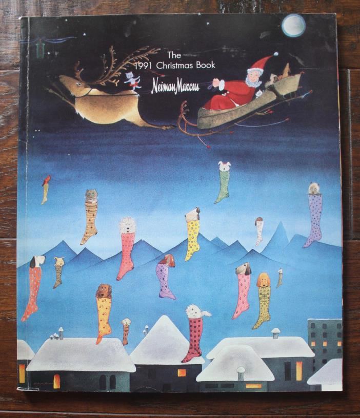 1991 Neiman Marcus Christmas Book catalogs VF+ • A Parpajola cover