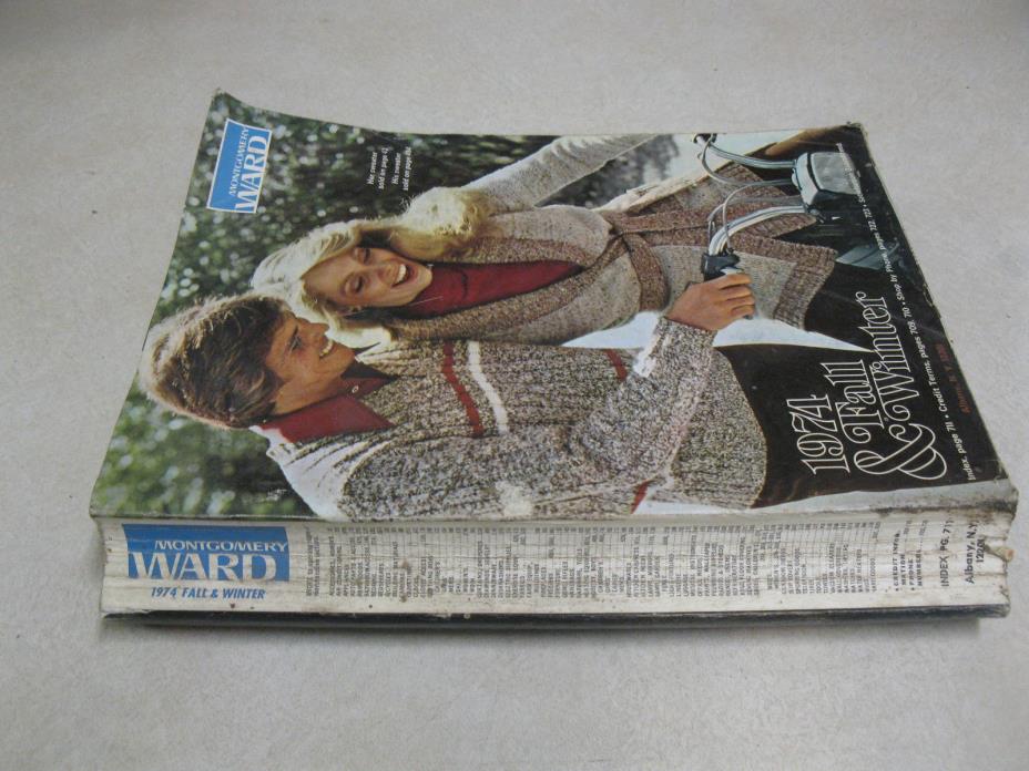 Vintage 1974 Montgomery Ward Fall Winter Catalog