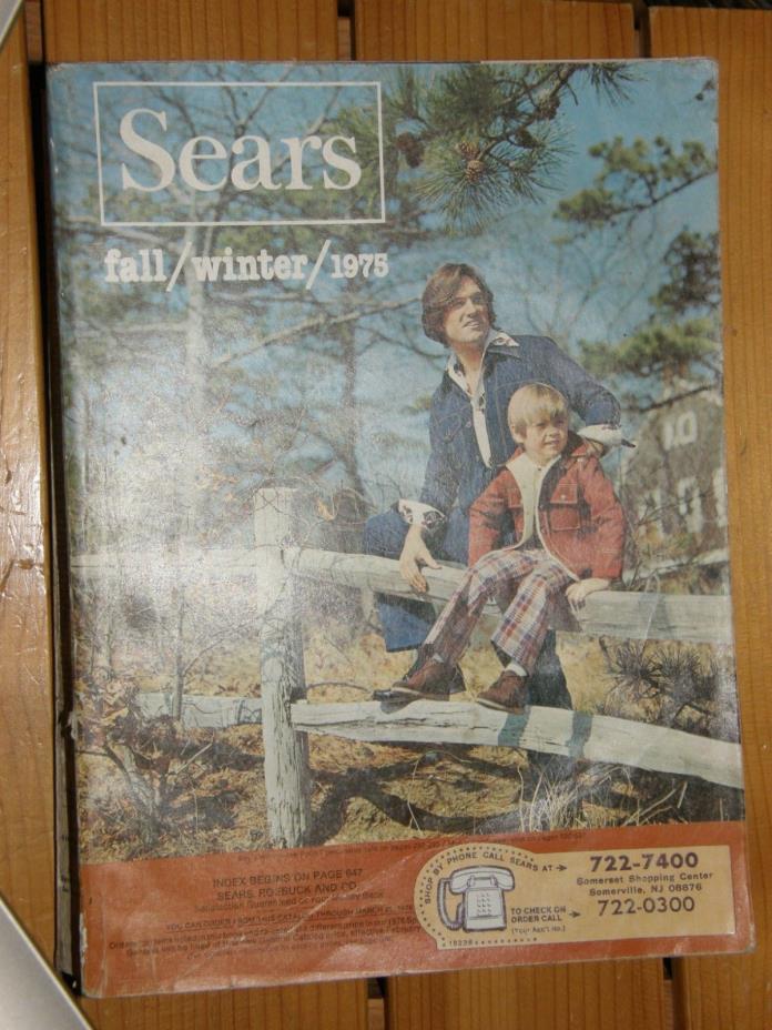 Vintage Sears Catalog Fall & Winter 1975 Philadelphia, PA
