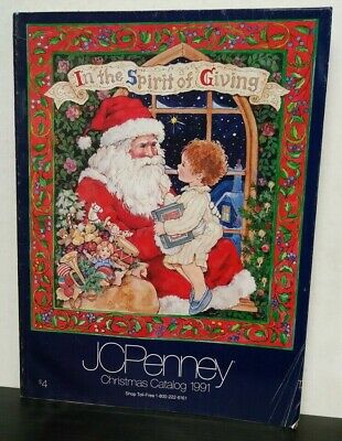 Vintage JC Penney 1991 Christmas Wish Book Catalog Toys Electronics Fashion More