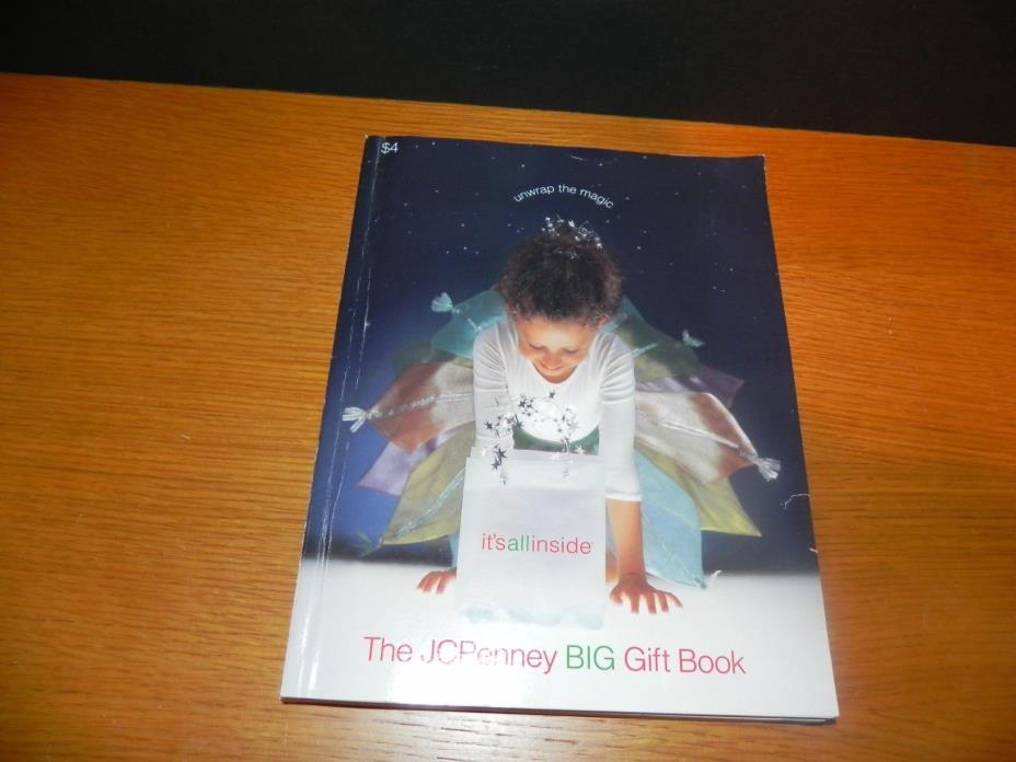 JC PENNEY 2000 HOLIDAY BIG GIFT BOOK - CHRISTMAS TOY CATALOG - FREE SHIPPING!