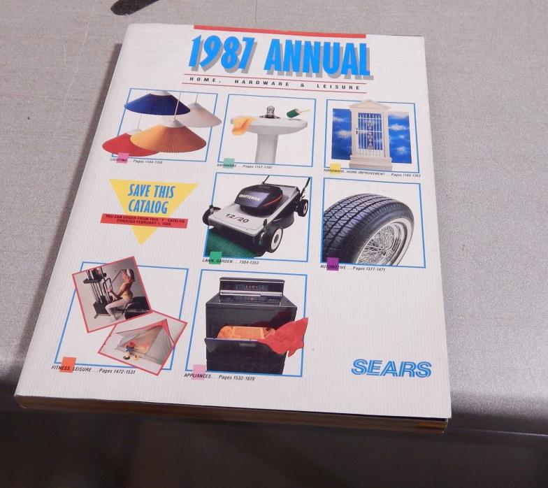 SEARS ROEBUCK Catalog  1987 Home Hardware Leisure