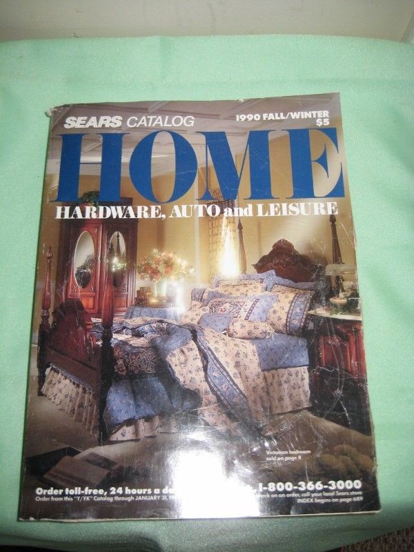 Vtge Sears Home Catalog Fall & Winter 1990 1066 pages A Look at Our Past Nostalg