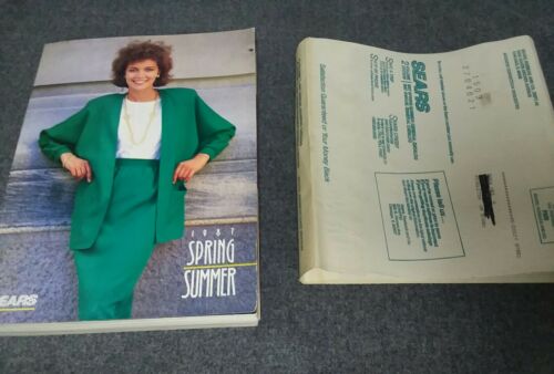BUY IT NOW! SEARS 1987 SPRING/SUMMER CATALOG w/ ORIG. SLIP COVER