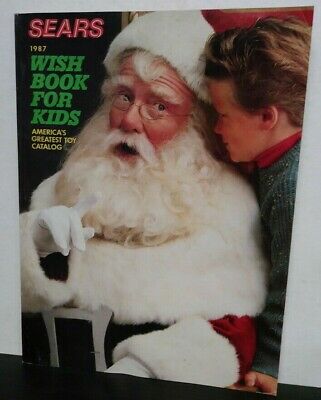 Vintage Sears 1987 Christmas Wish Book For Kids Catalog Toys Electronics More
