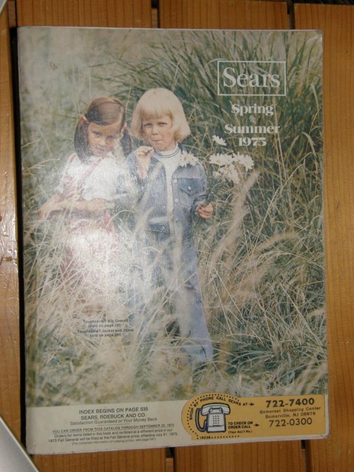 Vintage Sears Catalog Spring & Summer 1975 Philadelphia, PA