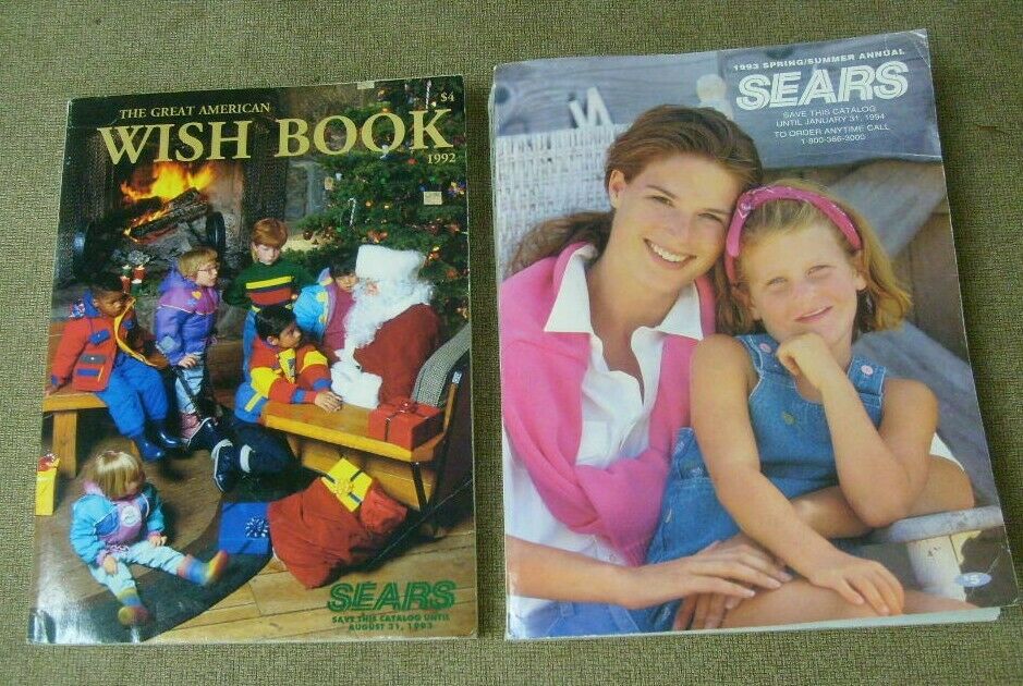 Sears Catalogs Wish Book 1992 Spring/Summer 1993 Vintage Collector catalogs