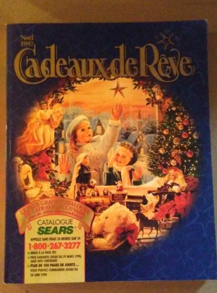SEARS CATALOG - Christmas Canada 1997 Wishbook Catalog Holiday Gifts Toys French
