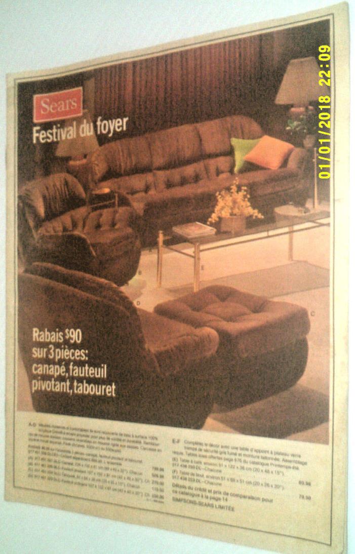 1981 SEARS CANADA CATALOGUE HOME FAIR IN FRENCH