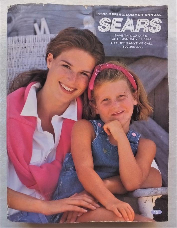 Large SEARS 1993 SPRING SUMMER ANNUAL CATALOG CRAFTSMAN TOOLS 1554 Pages