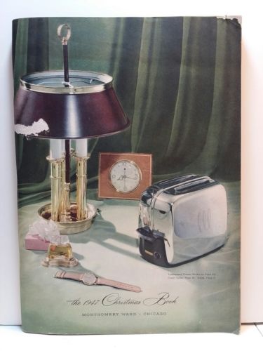 1947 Montgomery Ward Christmas Book Vintage Catalog GOOD