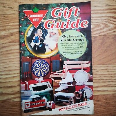 Canadian Tire Gift Guide Catalog 1983 84 pages EX condition