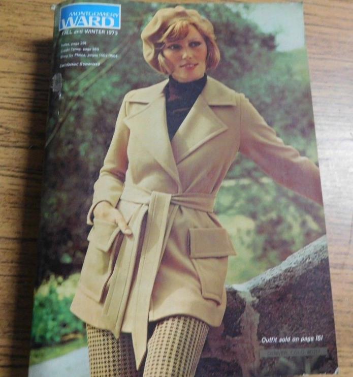 1973 Montgomery Ward Fall Winter Catalog ~ Mid-Century HOME DECOR & FASHIONS~