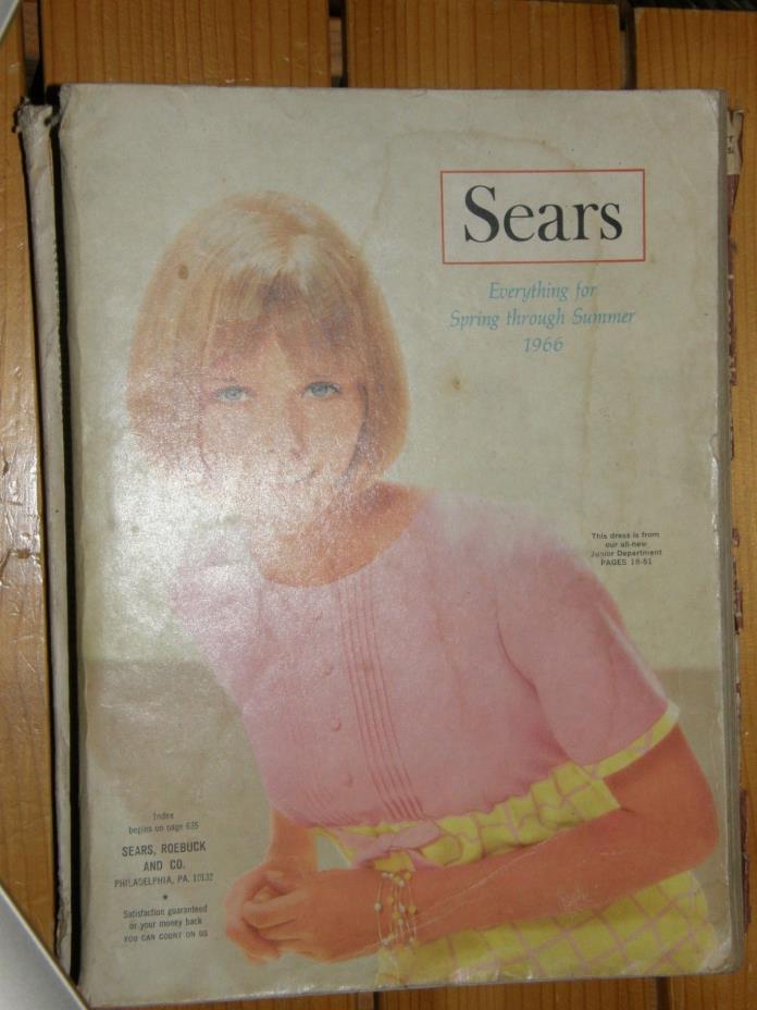 Vintage Sears Catalog Spring & Summer 1966 Philadelphia, PA