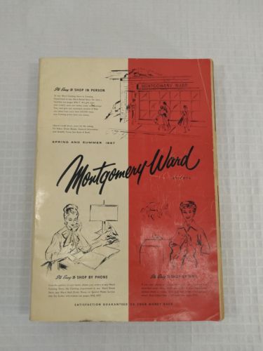 Vintage 1957 Montgomery Ward Catalog Spring Summer Department Store St. Paul MN